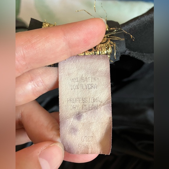 Vintage Atria Black Formal Dress - Picture 7 of 9